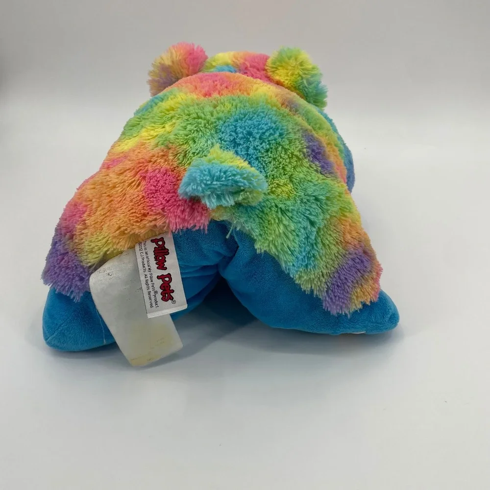 Pillow Pets Rainbow Tie Dye Bear 18